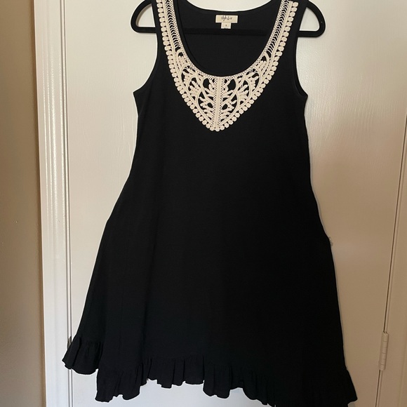 STYLE & CO BLACK CASUAL DRESS - Picture 2 of 5